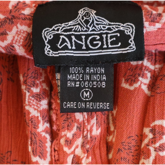 Angie Babydoll Dress Women’s M Boho Crochet Floral Summer Hippie Indie Beachy - Picture 6 of 10